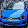 Blue Golf Gti Diamond Painting