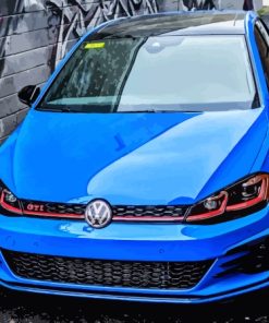 Blue Golf Gti Diamond Painting