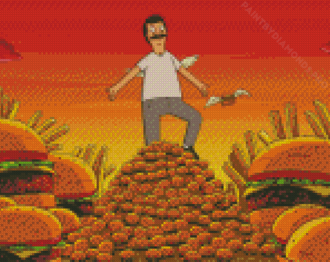 Bobs Burgers Bob Belcher Diamond Painting