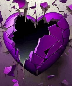 Broken Heart Diamond Painting