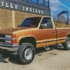 Brown 1990 Chevy Diamond Painting