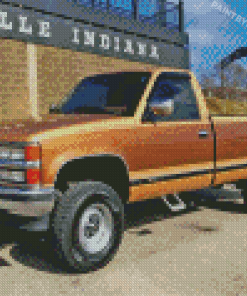 Brown 1990 Chevy Diamond Painting