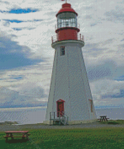 Canada Point Riche Lighthouse Diamond Painting