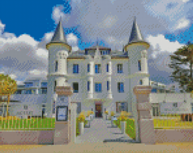 Chateau Des Tourelles Giverny France Diamond Painting