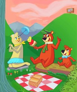 Cindy Bear Family Diamond Painting