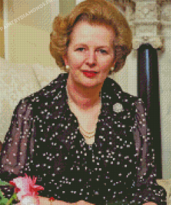 Classy Margaret Thatcher Diamond Painting