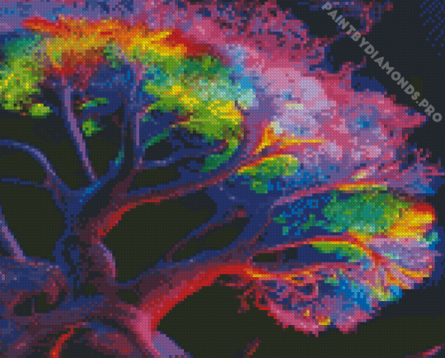 Colorful Tree Diamond Painting