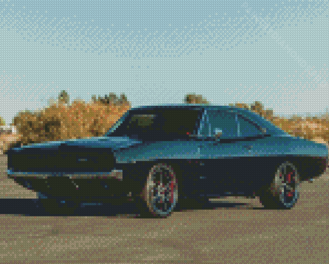 Cool 68 Charger Diamond Painting