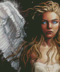 Cool Blonde Angel Diamond Painting