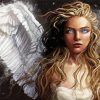 Cool Blonde Angel Diamond Painting