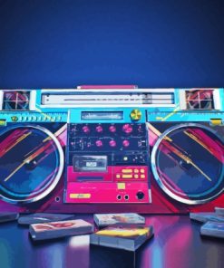 Cool Boom Box Diamond Painting