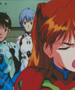 Cool Neon Genesis Evangelion Diamond Painting