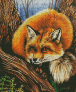 Cool Red Fox Diamond Painting