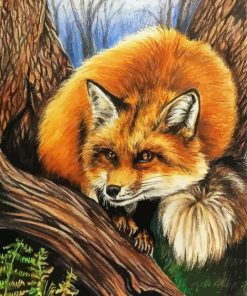 Cool Red Fox Diamond Painting