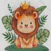 Cute Boho Lion Diamond Painting