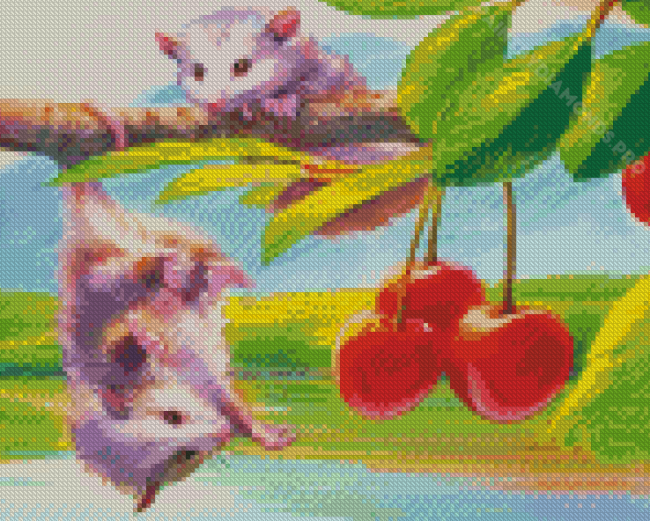 Cute Mice Diamond Painting