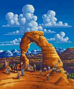 Delicate Arch Art Diamond Painting