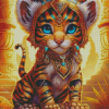 Egyptian Tiger Diamond Painting