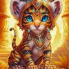 Egyptian Tiger Diamond Painting