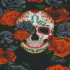 Floral Skull Diamond Painting