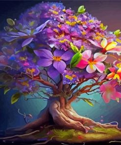 Floral Tree Diamond Painting