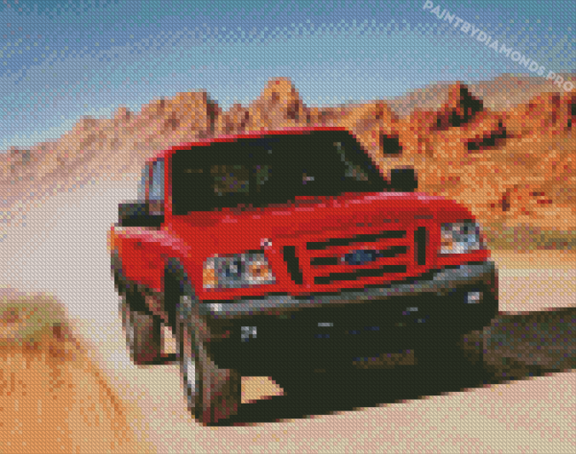 Ford Ranger 2007 In Desert Diamond Painting