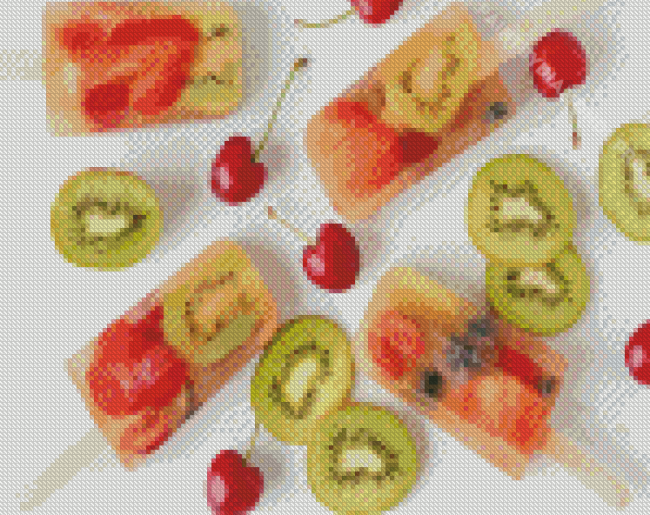 Fruit Popsicles Diamond Painting