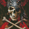 Pirate Skull Diamond Painting