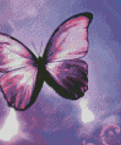 Purple Butterfly Diamond Painting