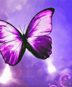 Purple Butterfly Diamond Painting