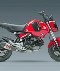 Red Honda Grom Diamond Painting