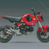 Red Honda Grom Diamond Painting