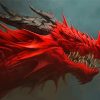 Red Dragon Diamond Painting