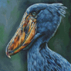 Shoebill Side View Art Diamond Painting