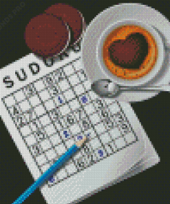 Sudoku Game Diamond Painting