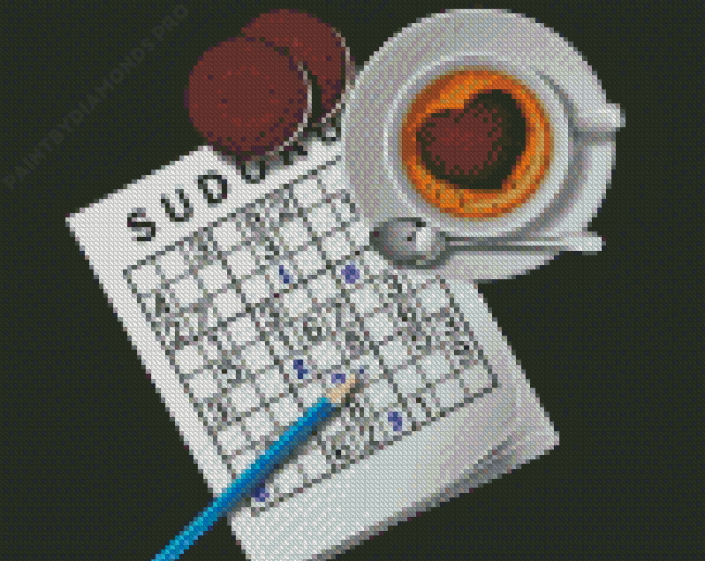 Sudoku Game Diamond Painting