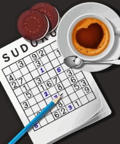 Sudoku Game Diamond Painting