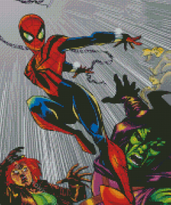 Superhero Girl Spider Diamond Painting