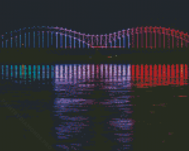 Tennessee Memphis Bridge Diamond Painting