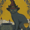 The Magician Cat Diamond Painting