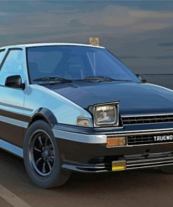 Toyota Ae86 Trueno Classic Car Diamond Painting