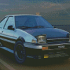 Toyota Ae86 Trueno Classic Car Diamond Painting