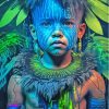 Tropical Native Kid Diamond Painting