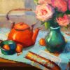 Vintage Impressionist Teapot Diamond Painting