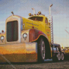 Yellow Mack Truck Diamond Painting