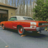 1970 Super Bee In Hemi Orange And White Diamond Painting