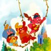 Adventure Of Gummi Bears Cartoon Diamond Painting