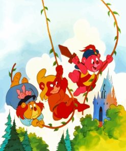 Adventure Of Gummi Bears Cartoon Diamond Painting