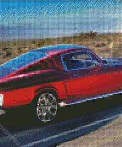 Aesthetic 67 Mustang Diamond Painting