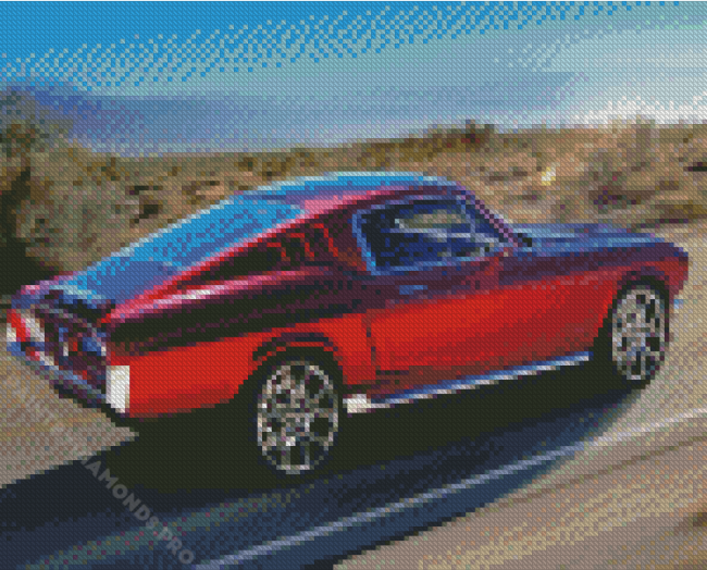 Aesthetic 67 Mustang Diamond Painting